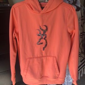 Orange with Camo Hoodie